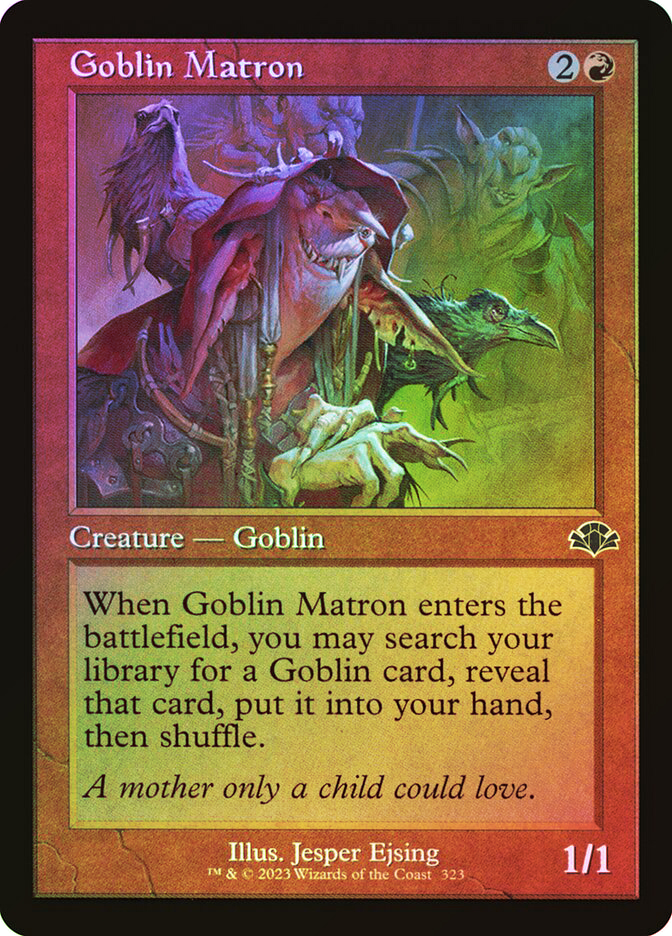 豊富なギフト Foil】 Goblin Matron / ゴブリンの女看守 7ED