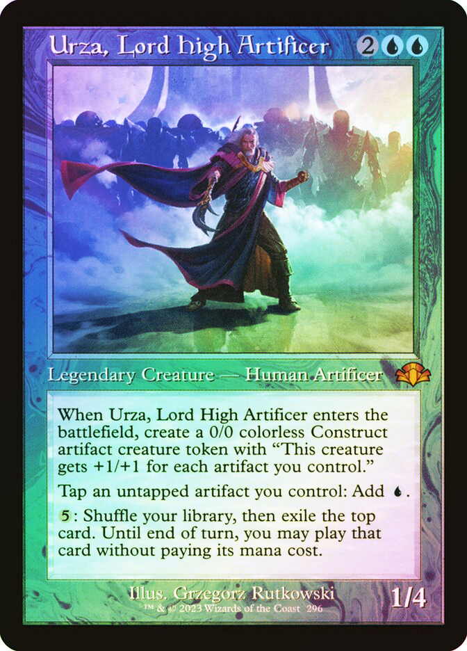 Urza, Lord High Artificer (Retro Frame) | Dominaria