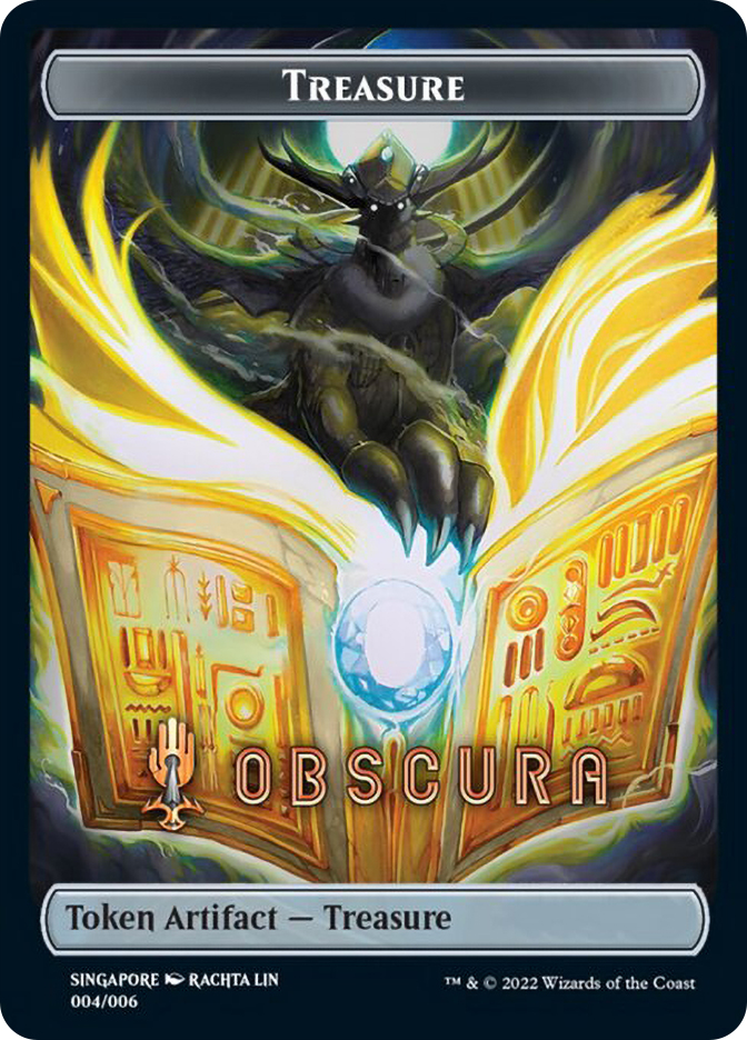 宝物トークン　Treasure token　旧正月プロモ 大勧め 宝物トークン Treasure 旧正月プロモ token マジック：ザ