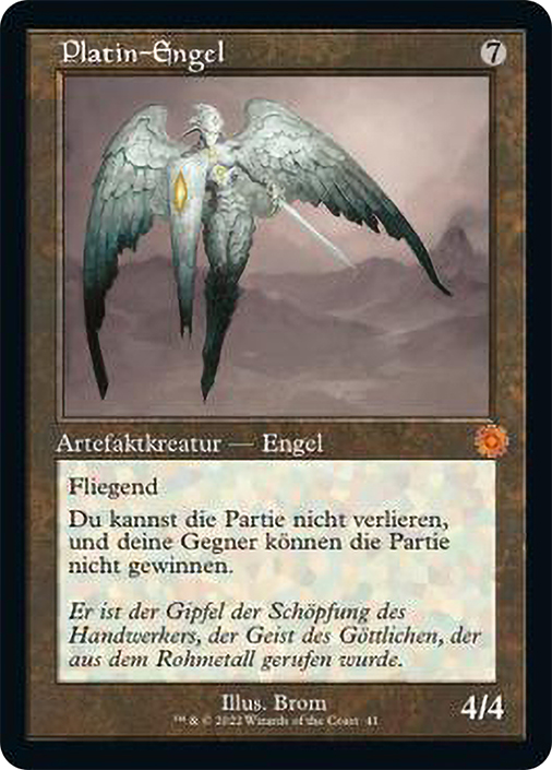 Platinum Angel (#041) (Retro Frame) | The Brothers' War Retro