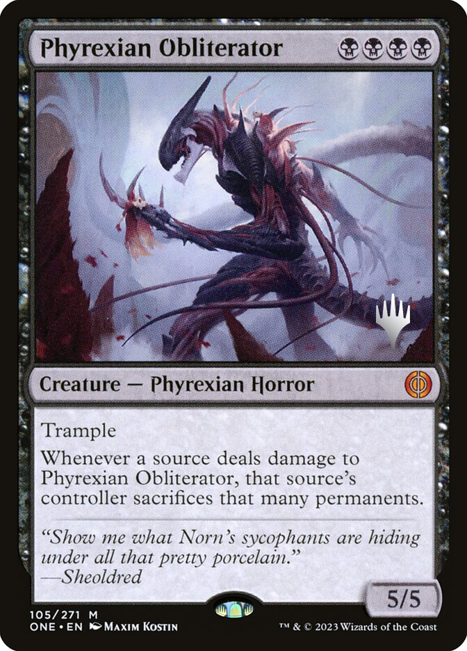 Phyrexian Obliterator (Promo Pack) (Phyrexia: All Will Be One