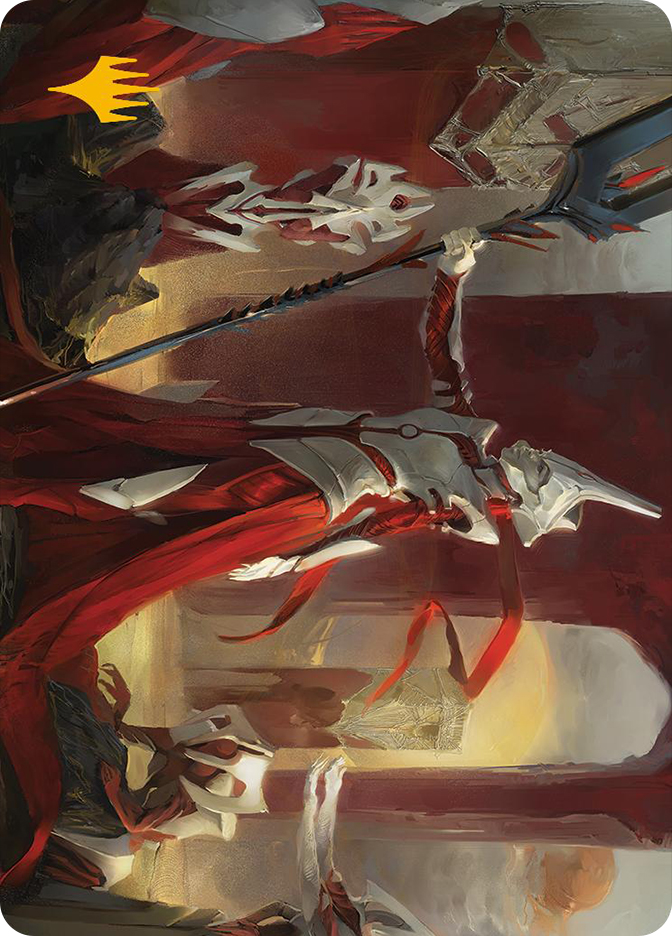 Porcelain Zealot Art Card} (Stamped) | Art Series: Phyrexia: All