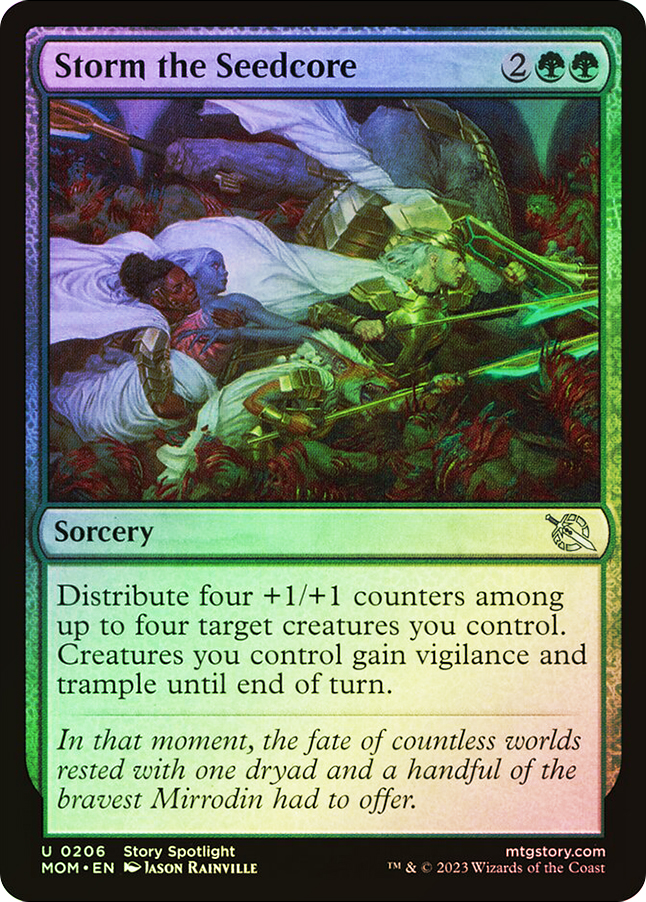 mtg green storm cards Magic: The Gathering Singles Magic: The Gathering (A copy of a permanent spell becomes a token.) The Lord of the Rings Encroaching Dragonstorm (TDM-305) - Tarkir: