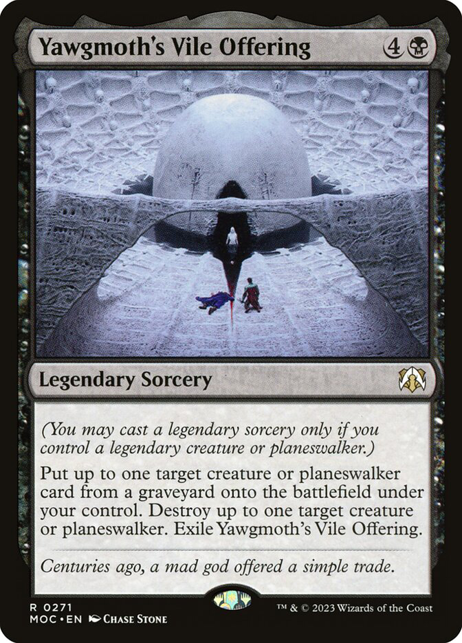 Yawgmoth's Vile Offering | March of the Machine Commander | Star