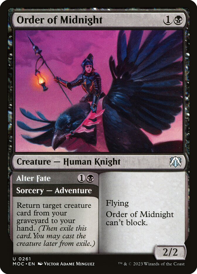 Order of Midnight // Alter Fate | March of the Machine Commander