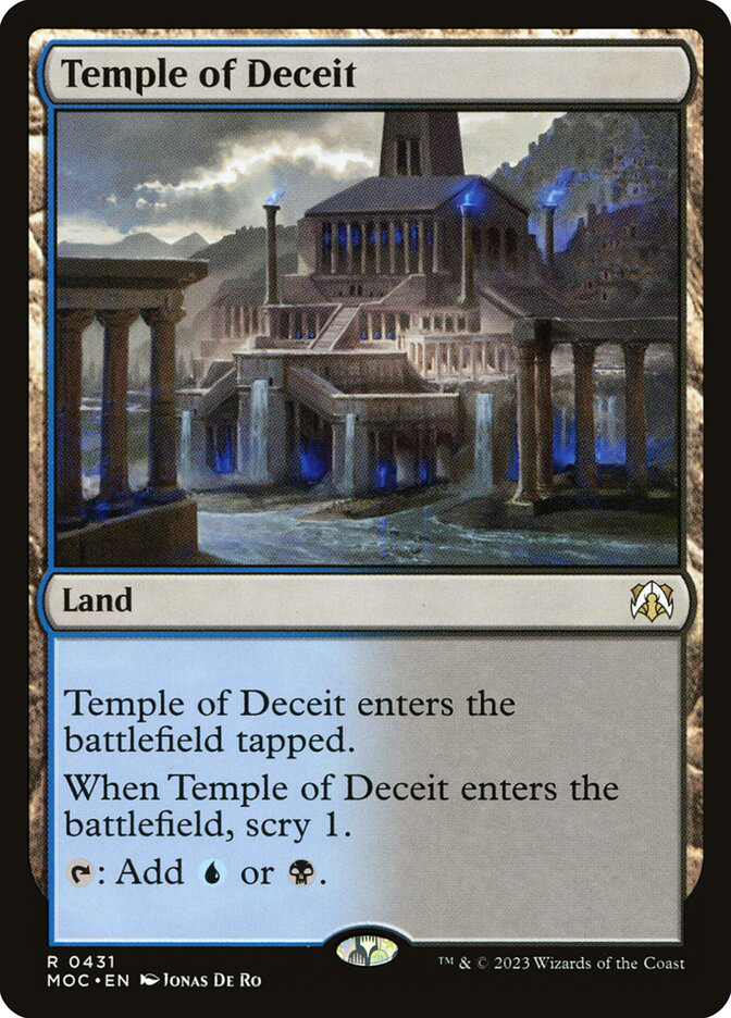 Temple of Deceit | March of the Machine Commander | Star City Games