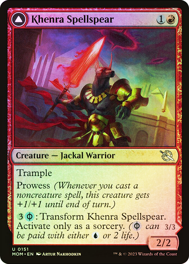 Khenra Spellspear // Gitaxian Spellstalker | March of the