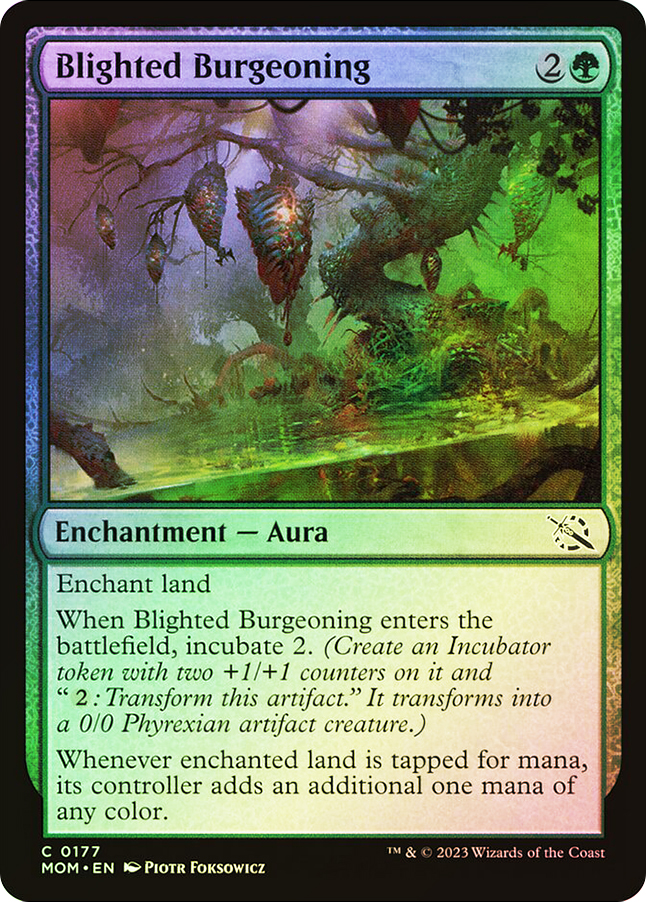 mtg cards like burgeoning Whenever an opponent plays a land Urban Burgeoning | Return to