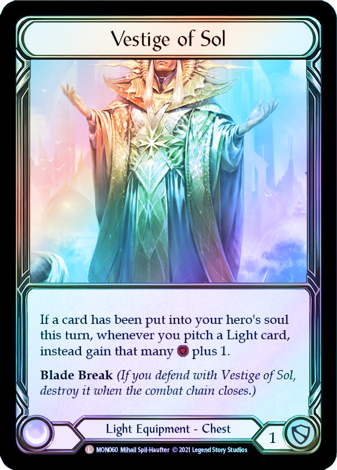 その他 Flesh and Blood Vestige of Sol CF Vestige of Sol | Monarch (1st Edition) | Star City Games