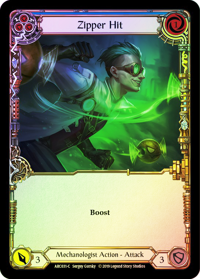 Zipper Hit (Blue) | Arcane Rising (1st Edition) | Star City Games