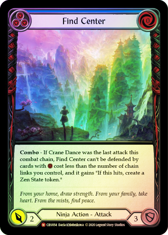 Find Center | Crucible of War (1st Edition) (Rainbow Foil) | Star City 