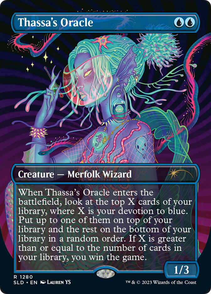 タッサの神託者/Thassa's Oracle FOIL SLD Thassa's Oracle (Secret Lair) (Borderless) | Promo: General