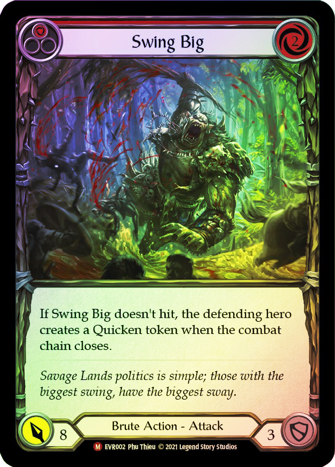 FLESHANDBLOOD Swing Big 2枚 Swing Big - Flesh & Blood TCG - Everfest – FaB Foundry