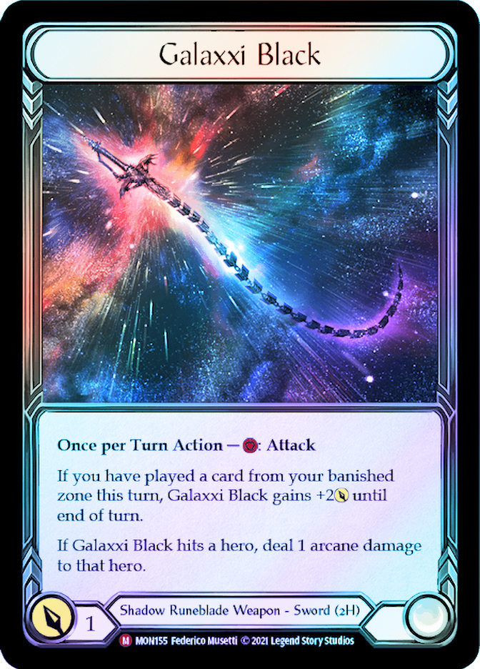 Galaxxi Black (Alternate Art) | Monarch (1st Edition) (Cold Foil