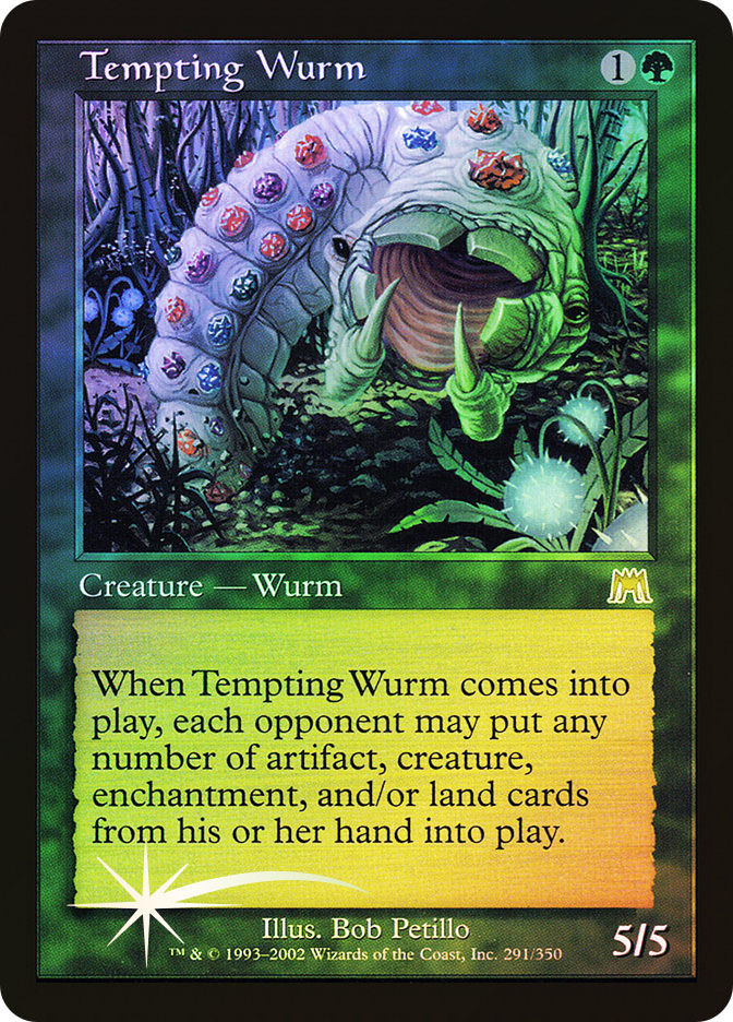マジック：ザ・ギャザリング MTG Tempting Wurm ONS ENG foil Tempting Wurm - Onslaught - Magic: The Gathering - TCGplayer.com