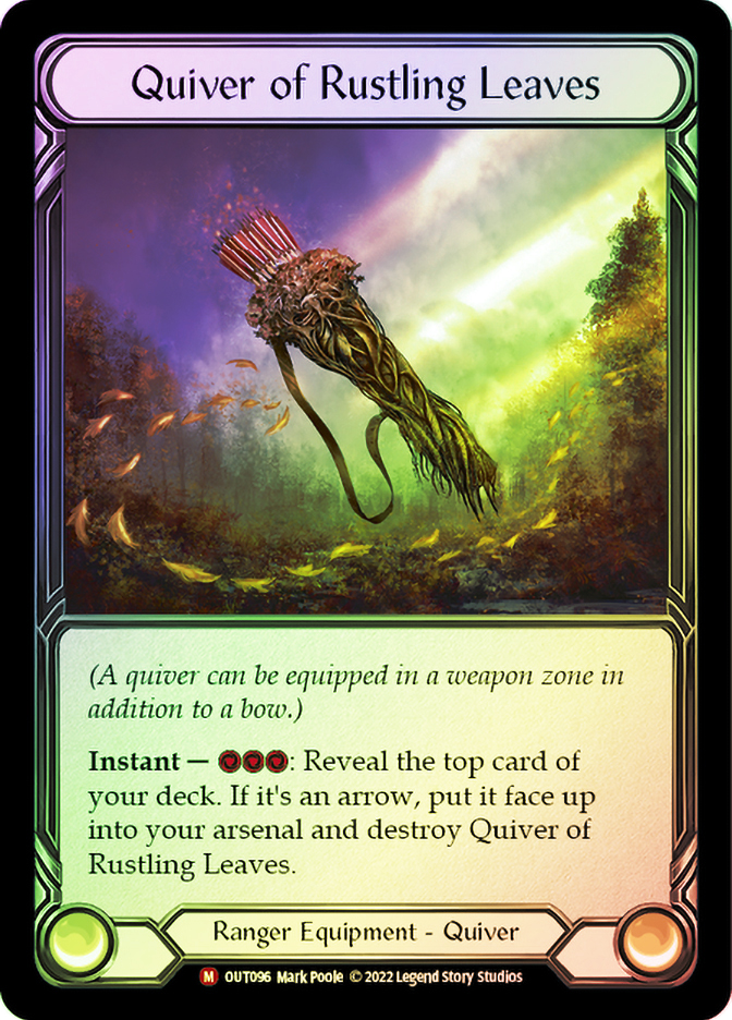 マジック：ザ・ギャザリング quiver of abyssal depths  rainbowfoil Quiver of Abyssal Depths | Outsiders | Star City Games
