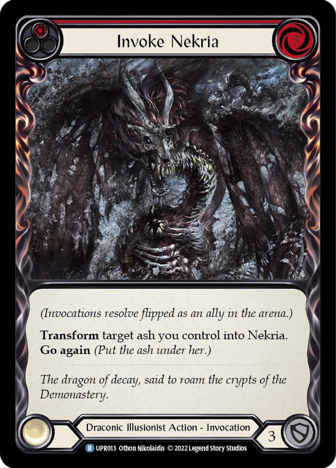 FAB Invoke Nekria // Nekria Marvel 3枚セット Invoke Nekria // Nekria (Marvel) - Uprising - Flesh and Blood TCG