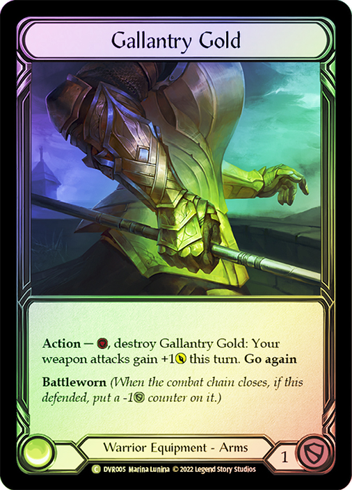 マジック：ザ・ギャザリング Gallantry Gold cold foil cf 1x Gallantry Gold, Cold Foil, Flesh and Blood Monarch 1st