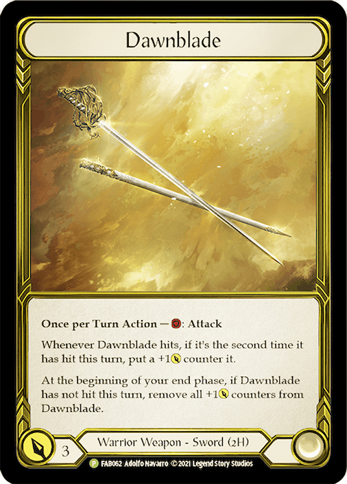 FAB Courage of Bladehold gold foil 開封済み 日本初】超高額30万円超の激レアパック⁉︎Gold Foil開封
