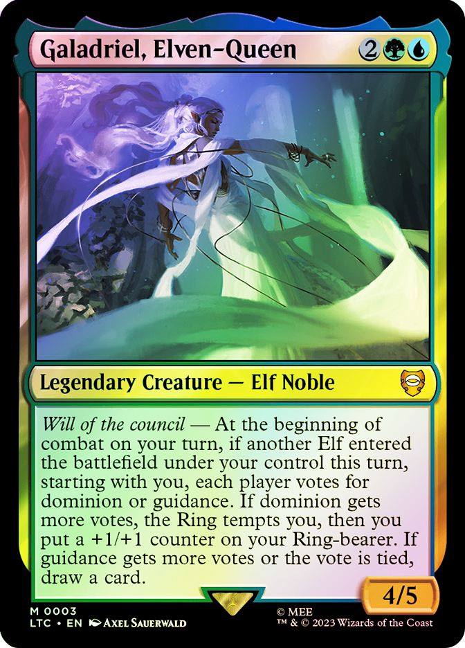 GALADRIEL, ELVEN-QUEEN デッキセット Galadriel, Elven-Queen | The Lord of the Rings Commander | Star