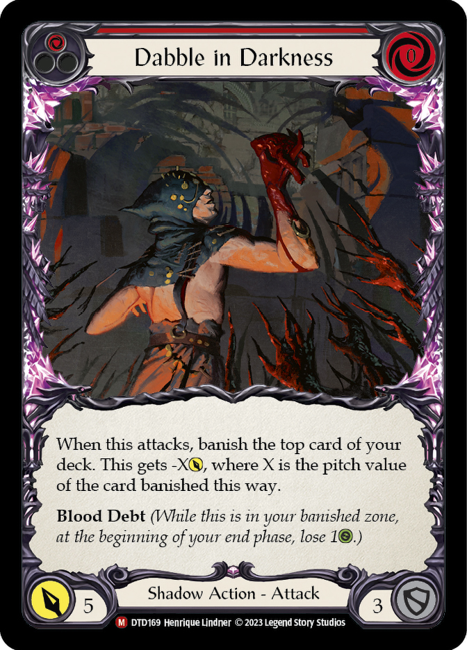Fab Dabble in Darkness RF 3枚 Dabble in Darkness | Dusk till Dawn | Star City Games