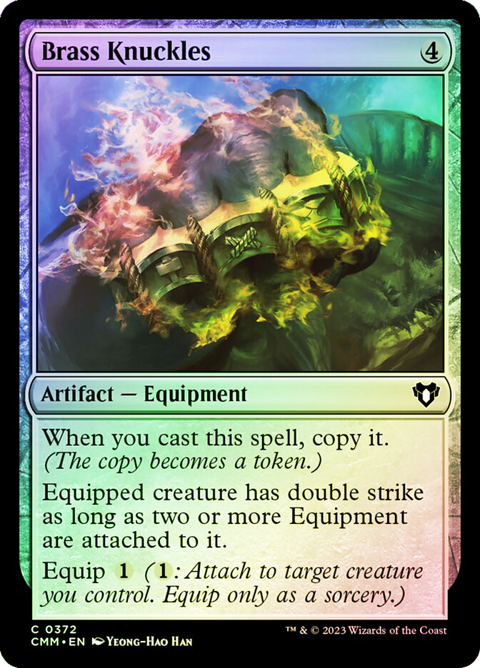 knuckles mtg card Brass | Commander Masters Legendary Creature — Echidna Warrior Knuckles the Echidna – Noble