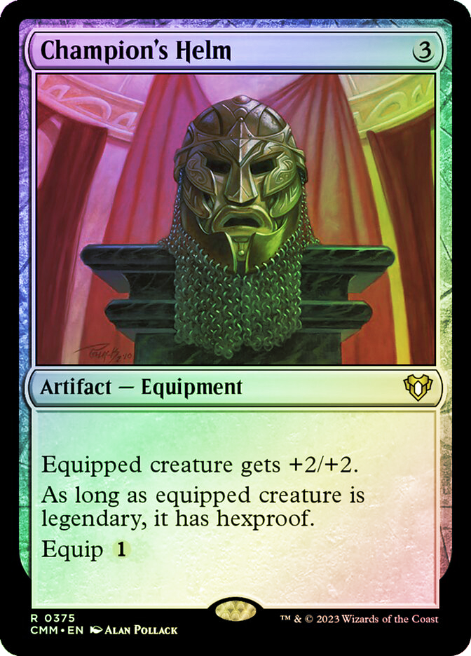 マジック：ザ・ギャザリング MTG Champion's Helm MPS Foil Champion's Helm | Commander Masters | Star City Games