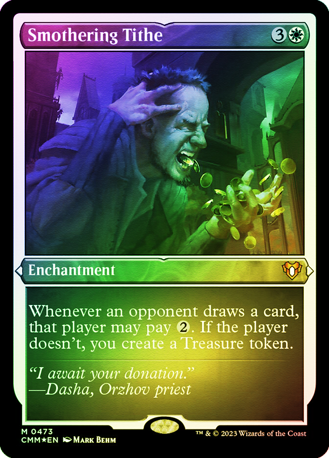 Smothering Tithe (Foil Etched) | Commander Masters