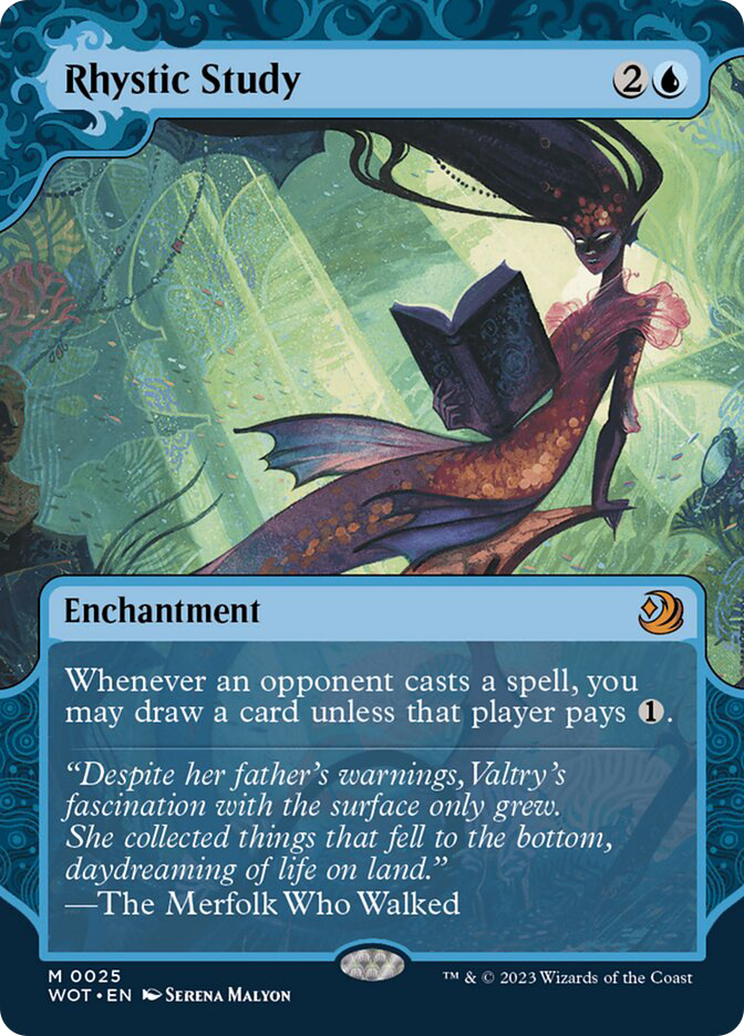 未使用カード MAGIC the gathering RHYSTIC STUDY s-l400.jpg