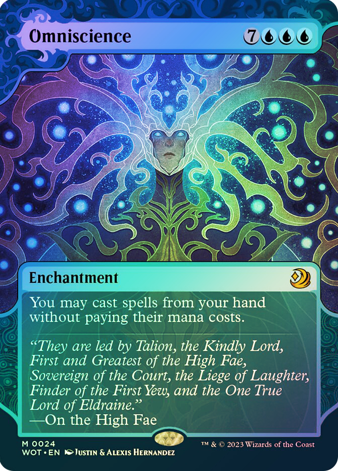 cards like omniscience mtg [Judge Gift 2022] Teferi Are there other cards similar