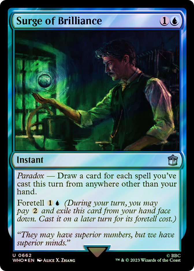 Surge of Brilliance | Doctor Who Commander | Star City Games