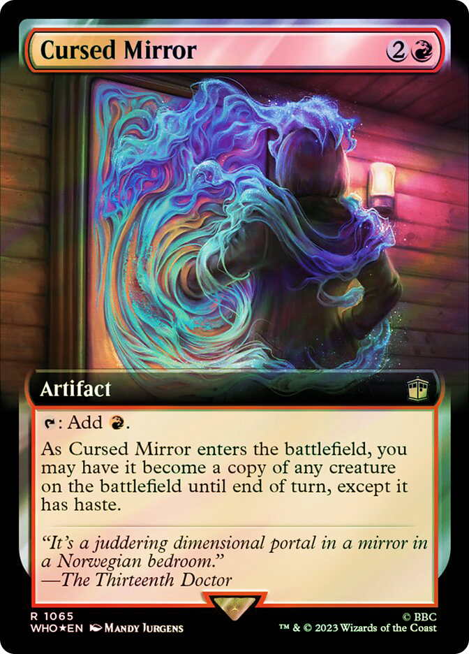 Cursed Mirror (Extended Art) (Surge Foil) | Doctor Who