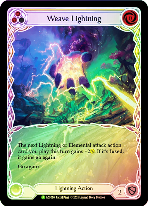 Weave Lightning (Yellow) (Armory Event) | Promotional Cards | Star
