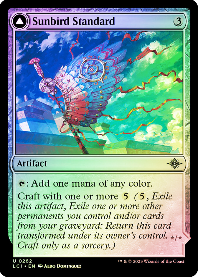 Sunbird Standard // Sunbird Effigy | The Lost Caverns of Ixalan