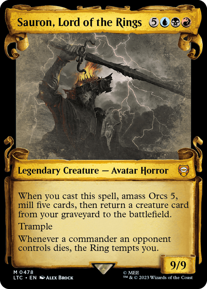 Sauron, Lord of the Rings | The Lord of the Rings Commander | Star