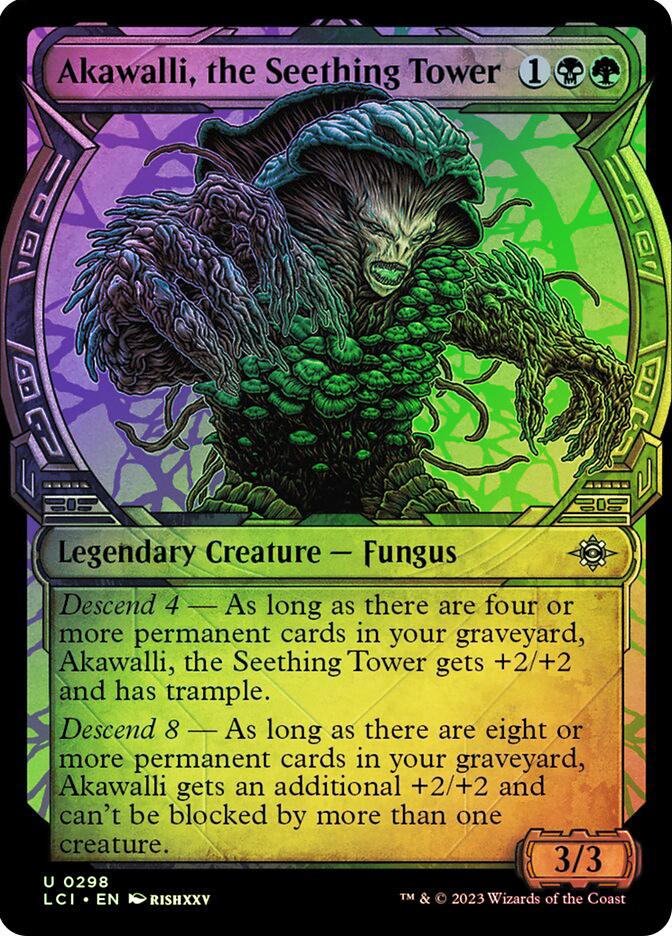 MTG ★穴居人 118 Akawalli, the Seething Tower (Showcase) | The Lost Caverns