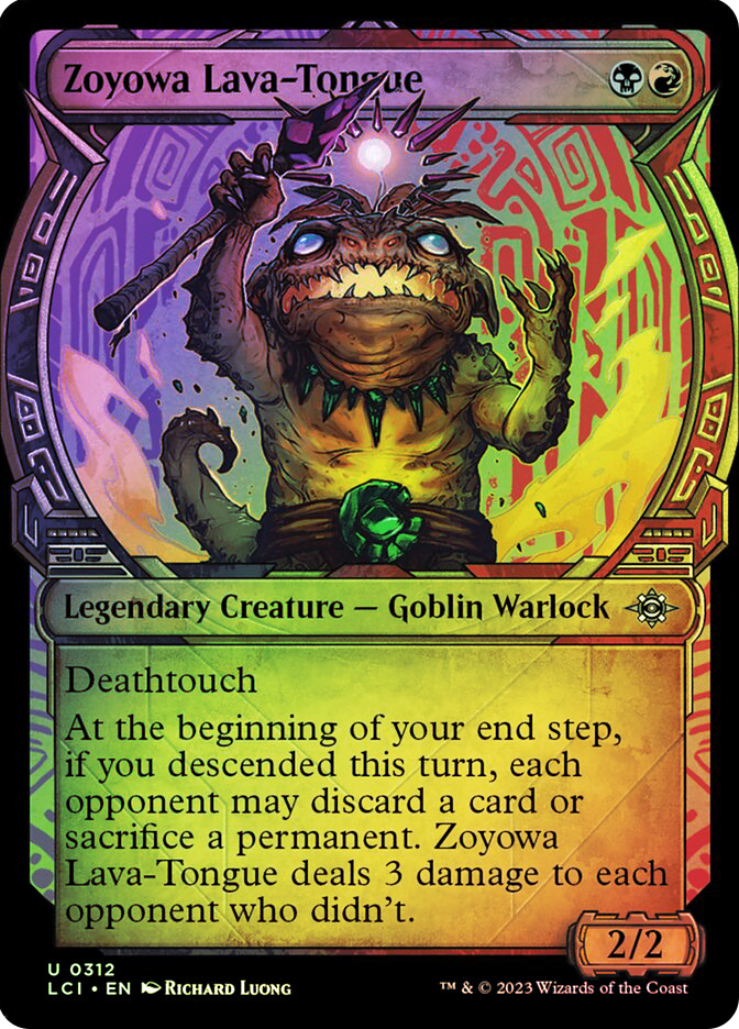 SAW “perez,play me” カード　ソウ Zoyowa Lava-Tongue | The Lost Caverns of Ixalan | Star City Games