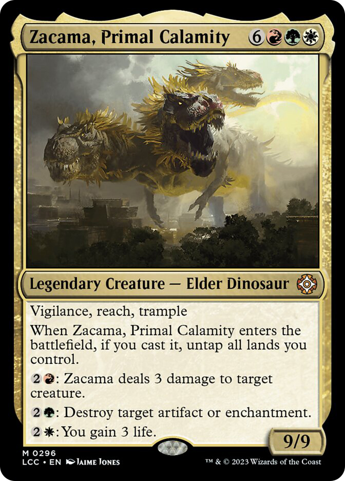 MTG 山 サマー PSA8 ZacamaPrimalCalamity__55714.
