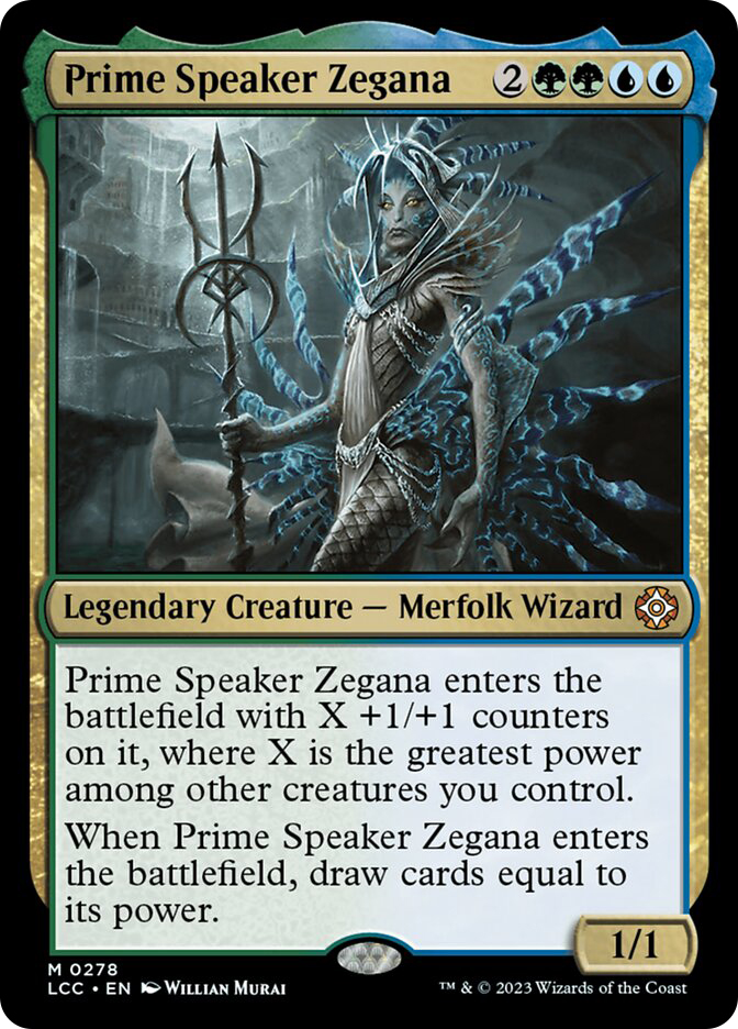 MTGカードセット＋オマケ付き Prime Speaker Zegana | The Lost Caverns of Ixalan Commander | Star