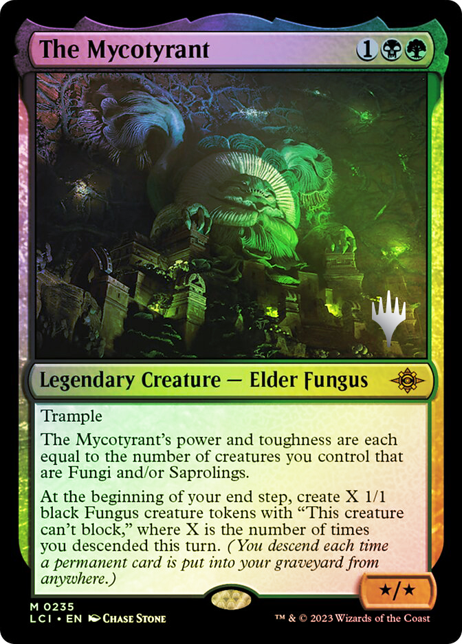 fungus deck mtg commander Unstoppable Graveyard Engine! The Mycotyrant EDH If one or more +1/+1 counters would be put on a creature you control The Mycotyrant (Promo Pack) (The