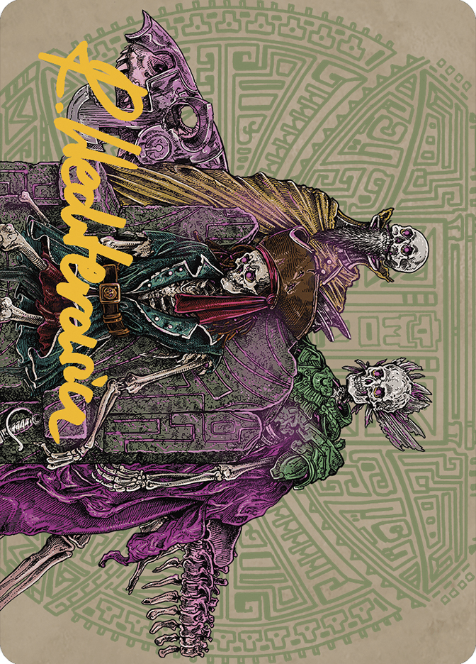 Throne of the Grim Captain Art Card} (Signed) | Art Series: The