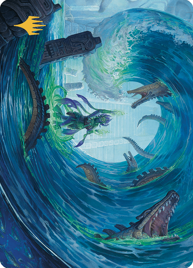 Wave Goodbye Art Card} (Stamped) | Art Series: The Lost Caverns of