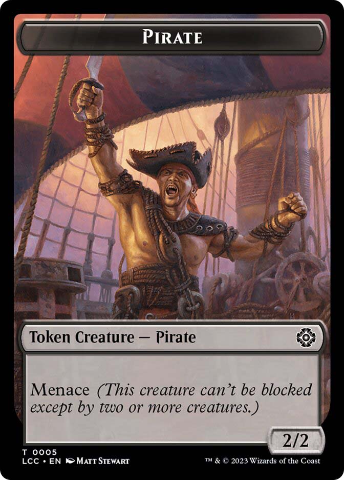 Pirate Token} // {The Monarch} | The Lost Caverns of Ixalan