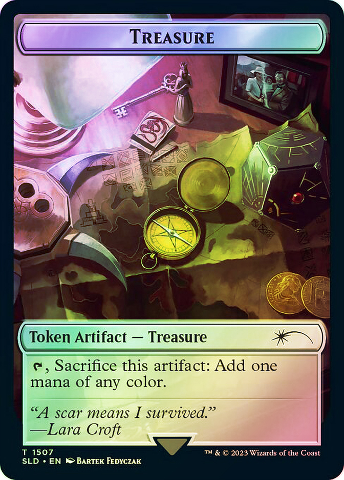 Treasure Token} (Tomb Raider) | Secret Lair Drop | Star City Games