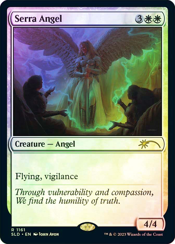 Serra Angel john avon アーティストプルーフ　foil Serra Angel (Secret Lair) non-foil Artist Proof