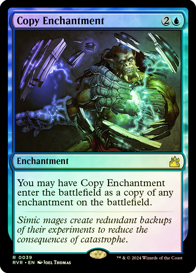 Copy Enchantment [Ravnica Remastered] Moderately Played