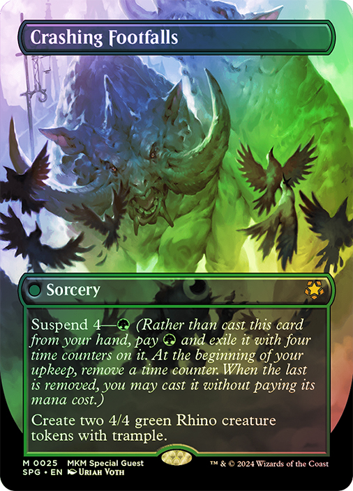 MTG 衝撃の足音/Crashing Footfalls FOIL 4枚 Crashing Footfalls | Special Guests | Star City Games