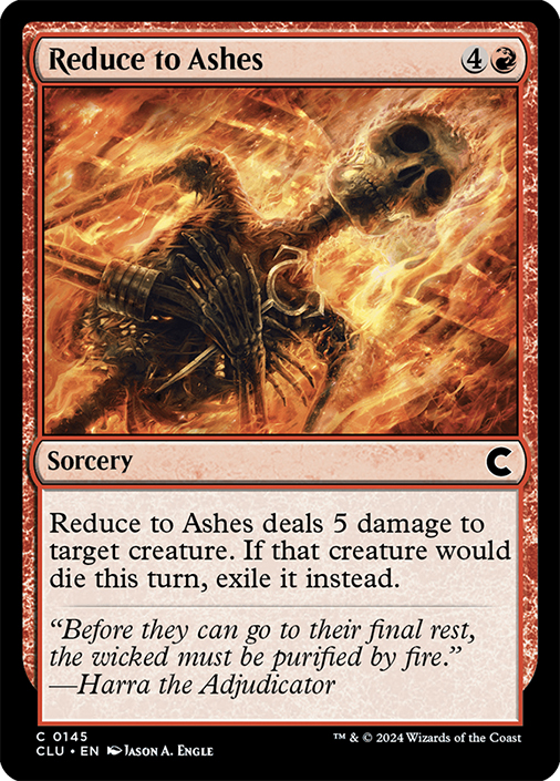 Reduce to Ashes | Ravnica: Clue Edition | Star City Games