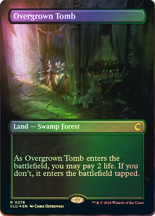 Overgrown Tomb 草むした墓 FOIL 013/045 MTG Overgrown Tomb 2015