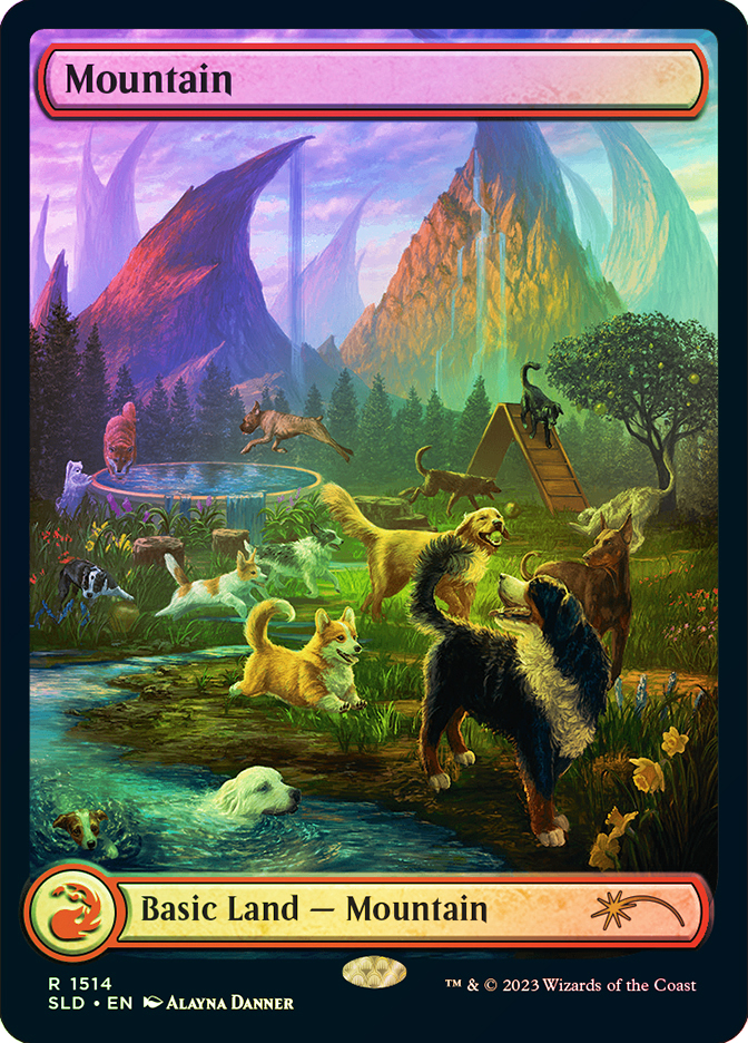 MTG 基本土地 山/Mountain Foil 3枚 Secret Lair Mountain (Secret Lair Promo) | Secret Lair Drop | Star City Games